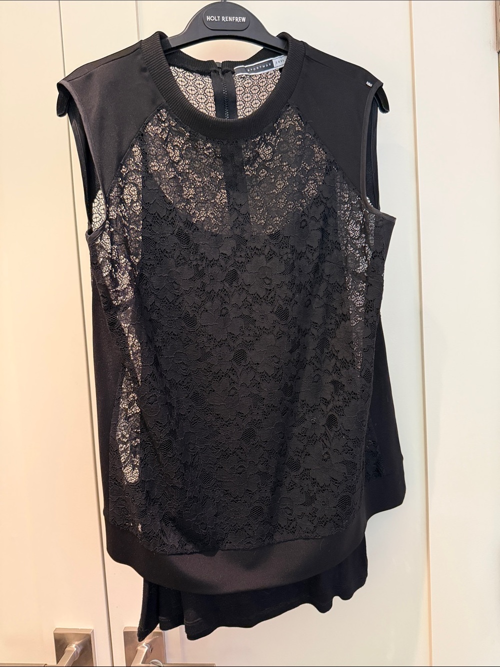 Sportmax Black Lightweight Crewneck Cardigan